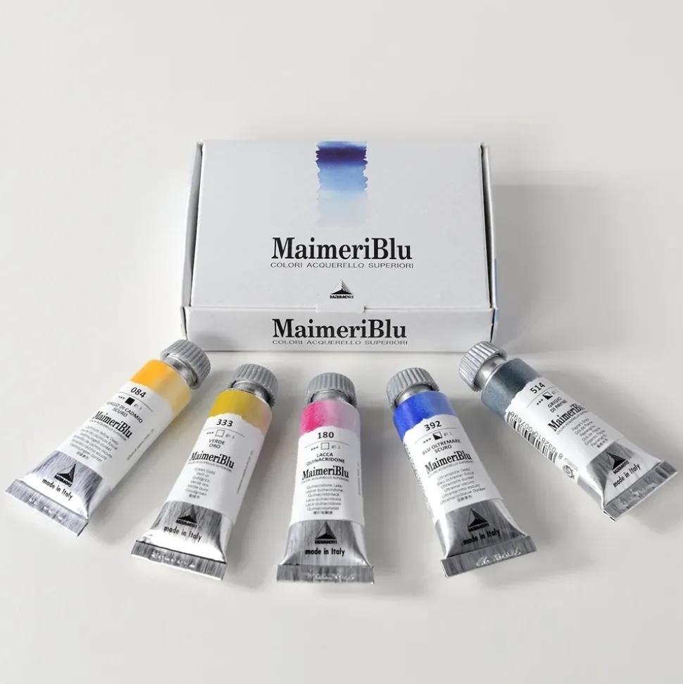 Set 5 tubos acuarela Introduction Maimeri 12ml