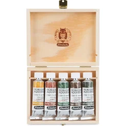 Set 5 tubos acuarela supergranulada Horadam Urban Schmincke 15 ml