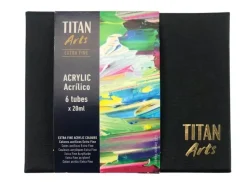 Set 6 Tubos de Acrílico Extrafino Arts Titan 20ml
