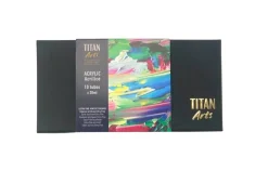 Set 10 Tubos de Acrílico Extrafino Arts Titan 20ml