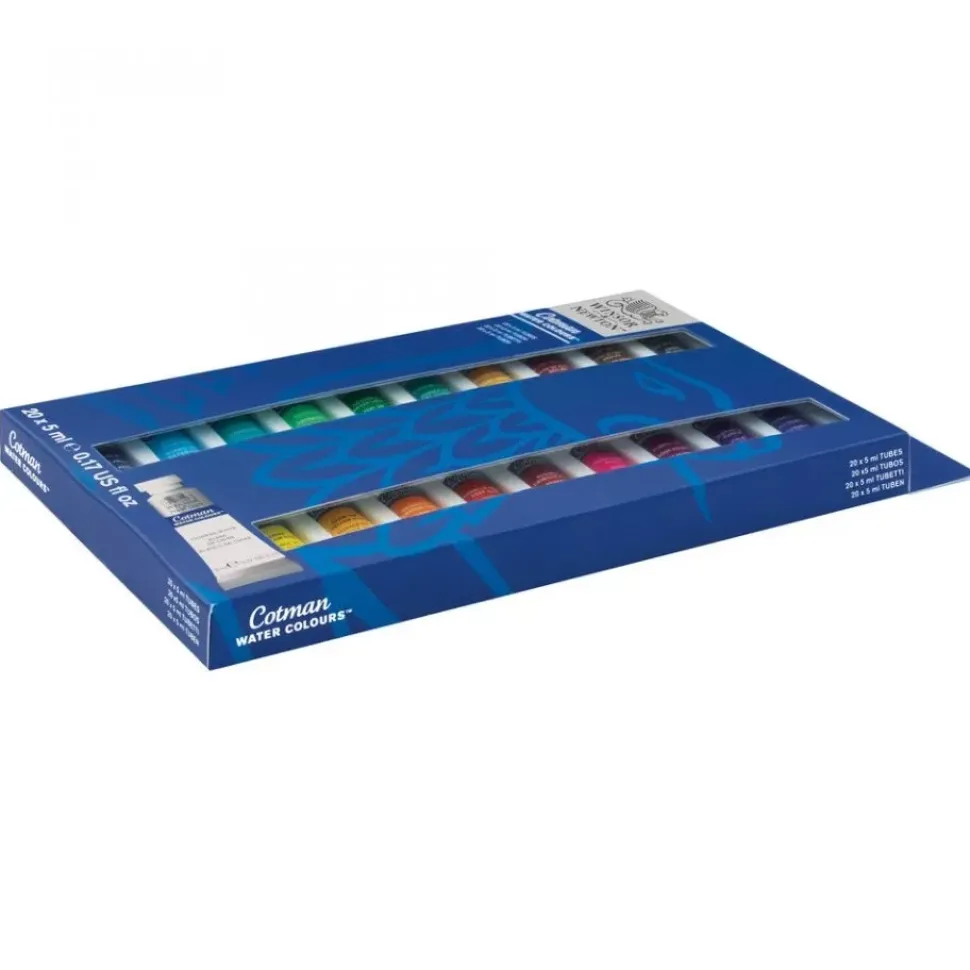 Set 20 Tubos de Acuarela Cotman Winsor & Newton 5ml