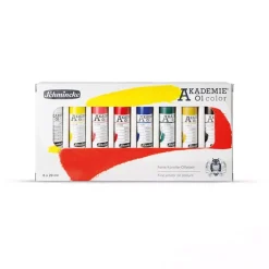 Set 8 tubos de óleo Akademie Schmincke 20ml