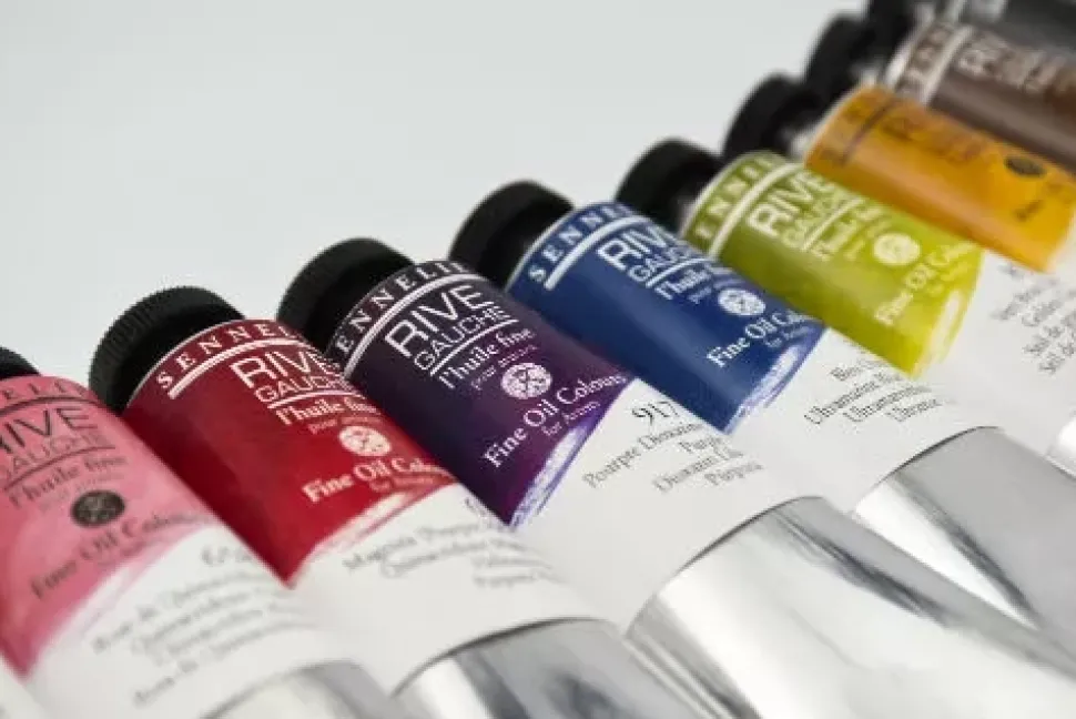 Set 10 tubos de óleo Fino Rive Gauche Sennelier 21ml