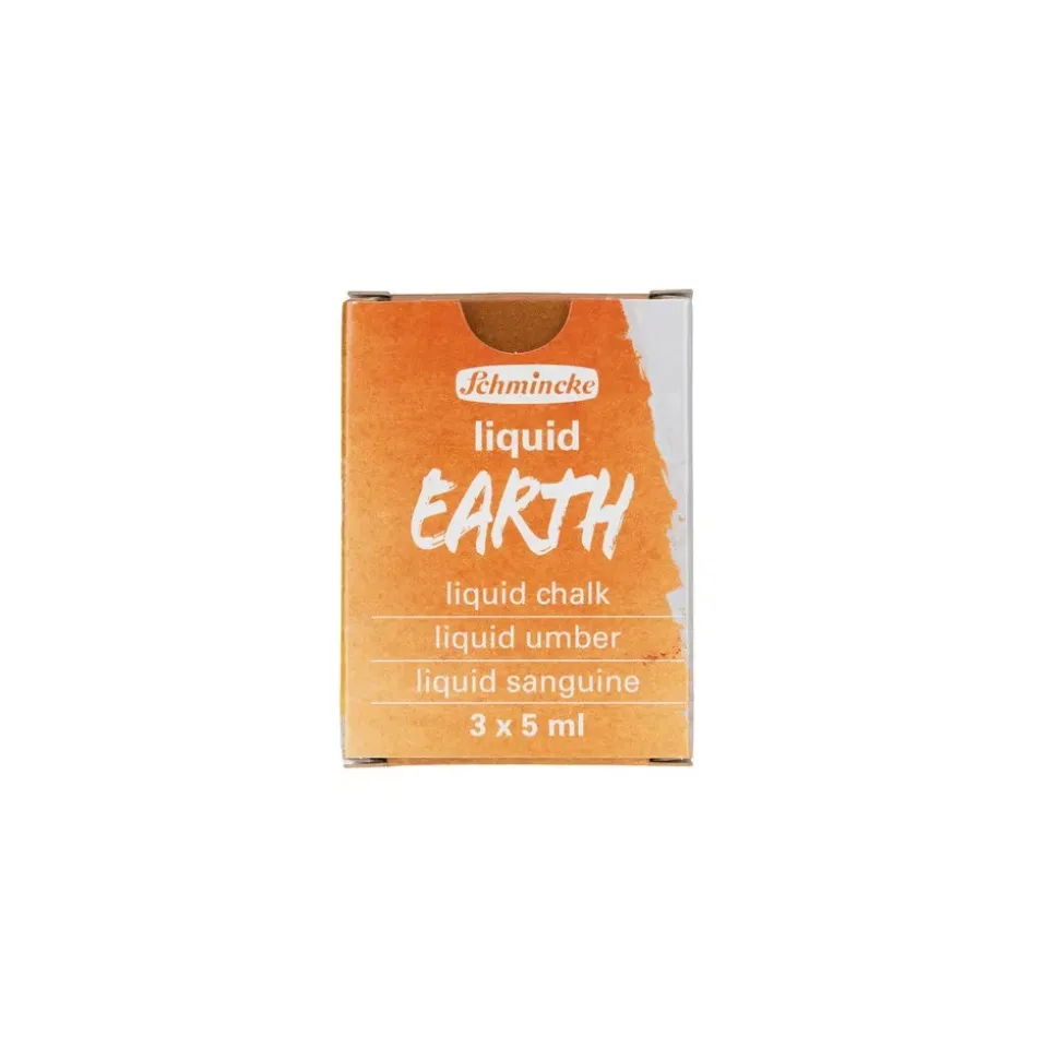 Set 3 tubos de tierras líquidas Earth Schmincke 5ml