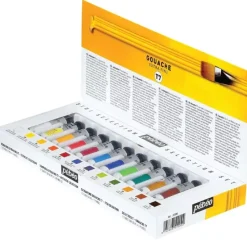 Set 12 tubos gouache extrafino Selection Pebeo 20ml