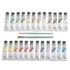 Set 24 tubos gouache surtidos y pinceles Studio Pebeo 20ml