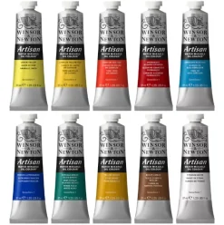 Set 10 tubos óleo al agua iniciación Artisan Winsor and Newton 37ml