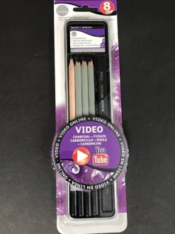 Set 9 unidades de carboncillos metal Daler-Rowney