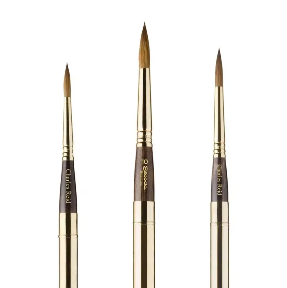 Set acuarela natural Marta Kolinsky-Tajmyr Reserva 1214 Charles Reid 8603-1 Escoda