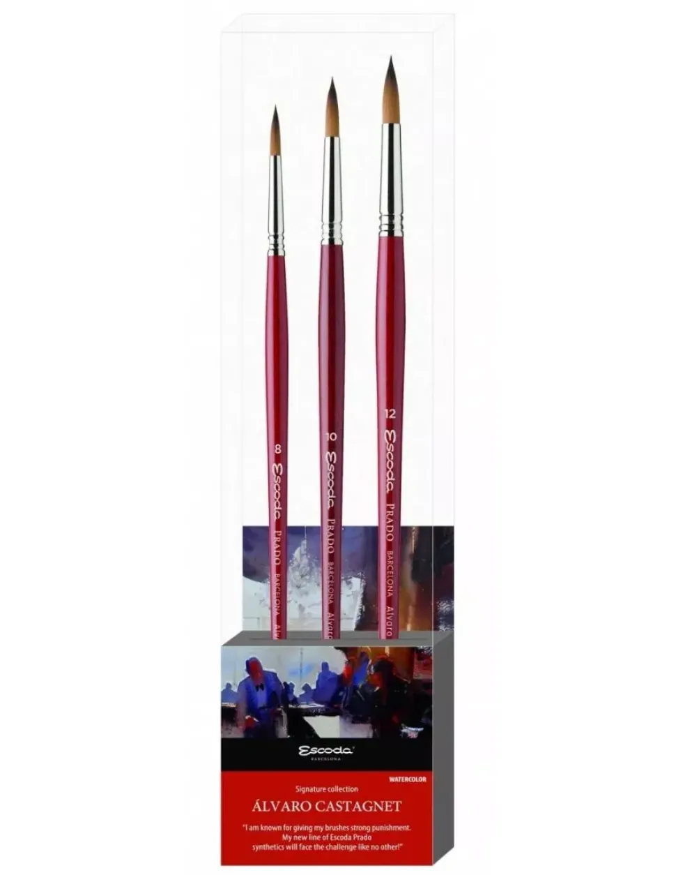Set acuarela sintético Prado 3174 Álvaro Castagnet 8601-1 Escoda