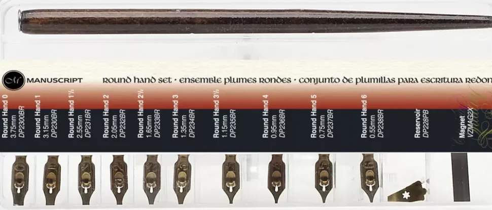 Set Caligráfico Cursiva Leonardt