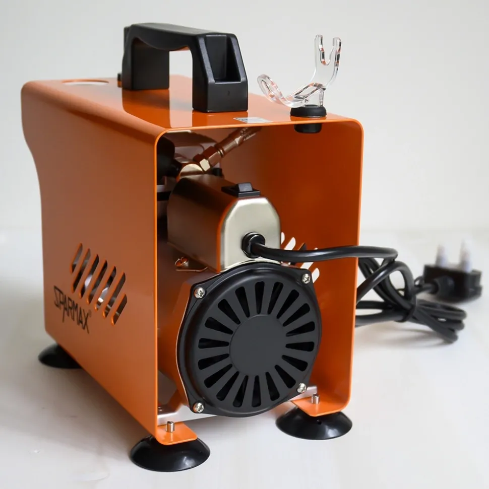 Set compresor Quantum Orange AC-501X y manguera 2m Sparmax