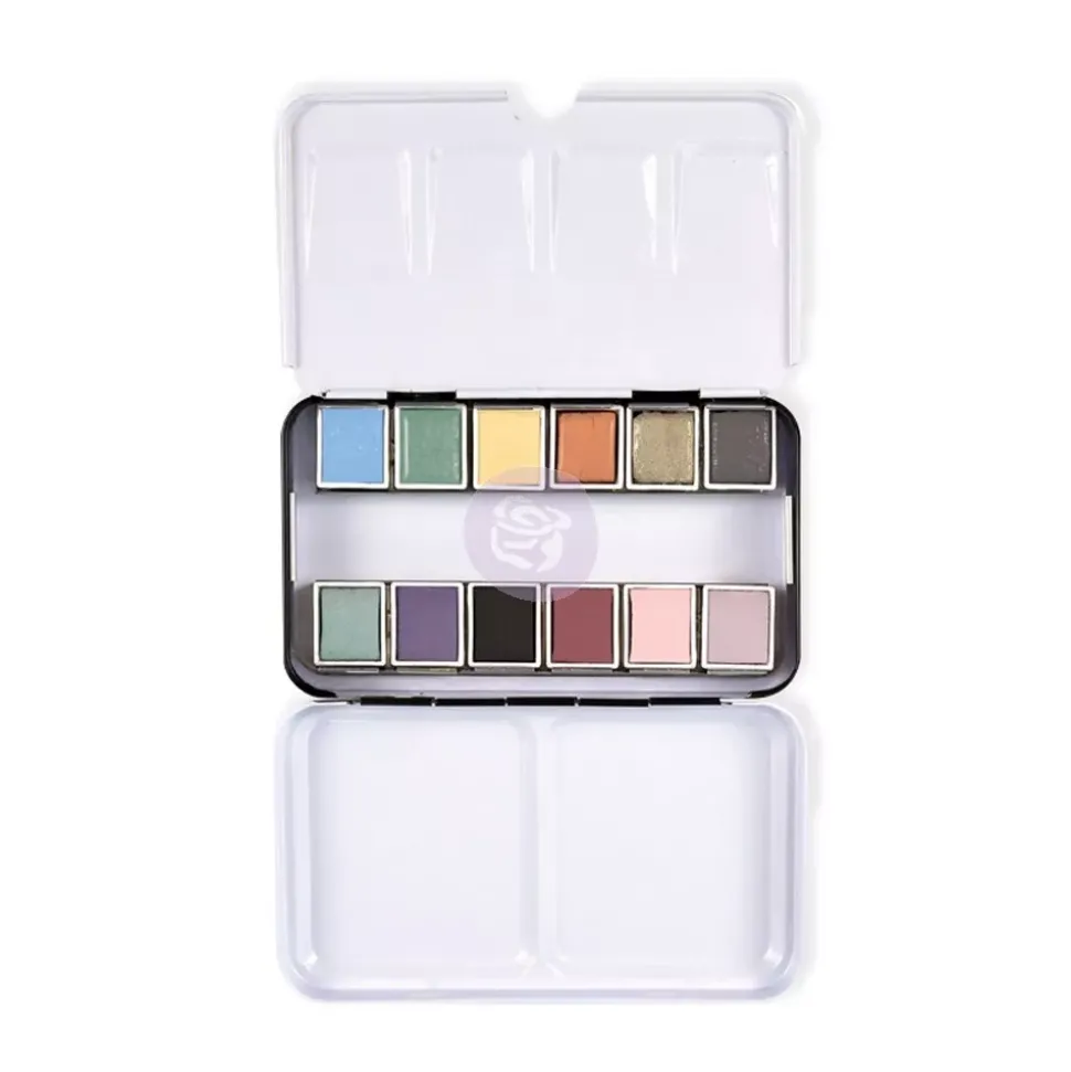 Set de 12 acuarelas Confections Vintage Pastel Prima Marketing