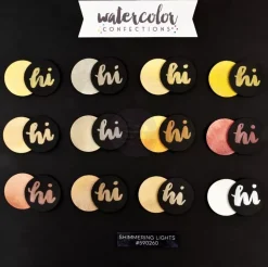 Set de 12 acuarelas Shimmering Lights Prima Marketing