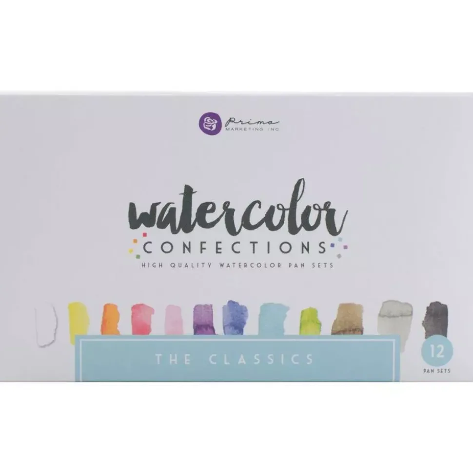 Set de 12 acuarelas The Classics Prima Marketing