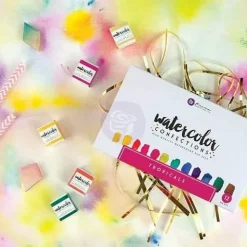 Set de 12 acuarelas Tropicals Prima Marketing