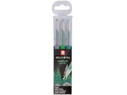 Set de 3 bolígrafos de gel Glitter Gelly Roll Forest Sakura