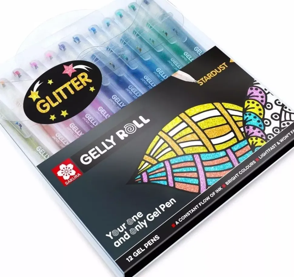 Set de 12 bolígrafos de gel Gelly Roll Stardust