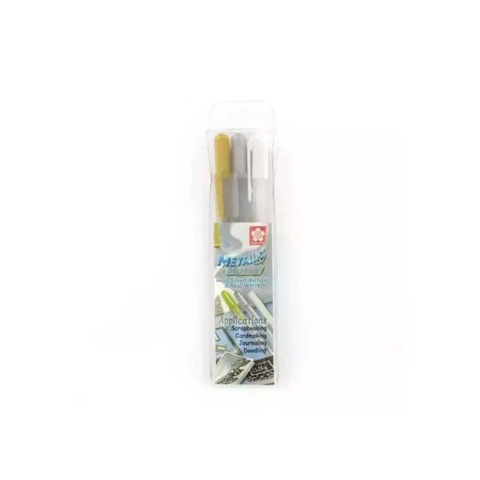 Set de 3 bolígrafos de gel Gelly Roll Basic Mix Sakura