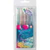 Set de 5 bolígrafos gel efecto glitter Bright
