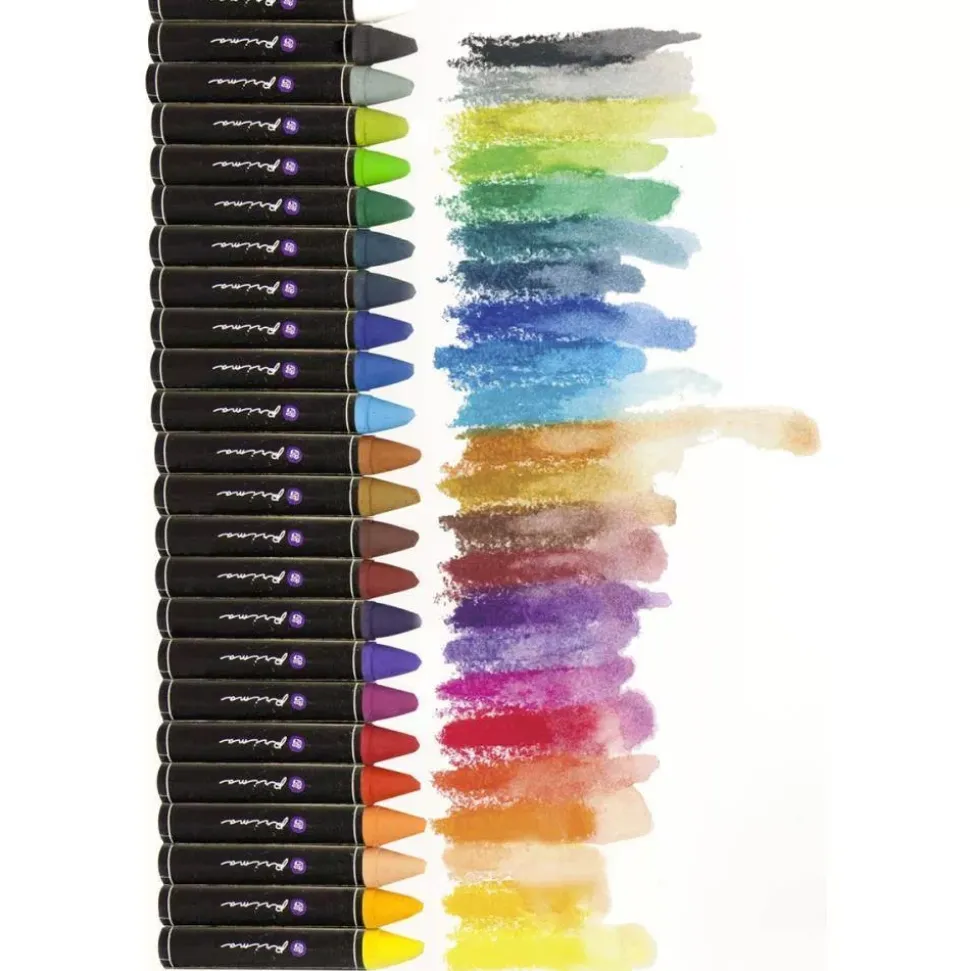 Set de 24 crayons pasteles al óleo Prima