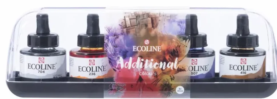 Set de 5 Ecoline Additional acuarela líquida