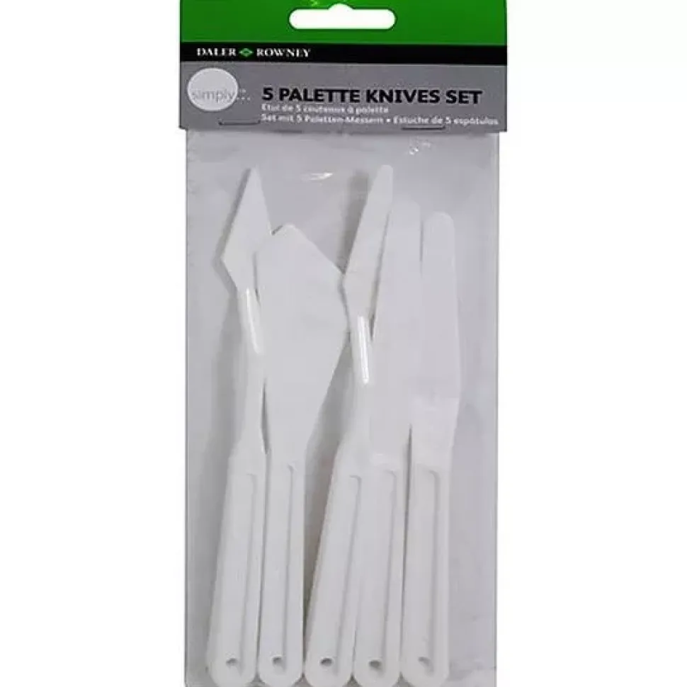 Set de 5 espátulas de plástico Simply Daler-Rowney