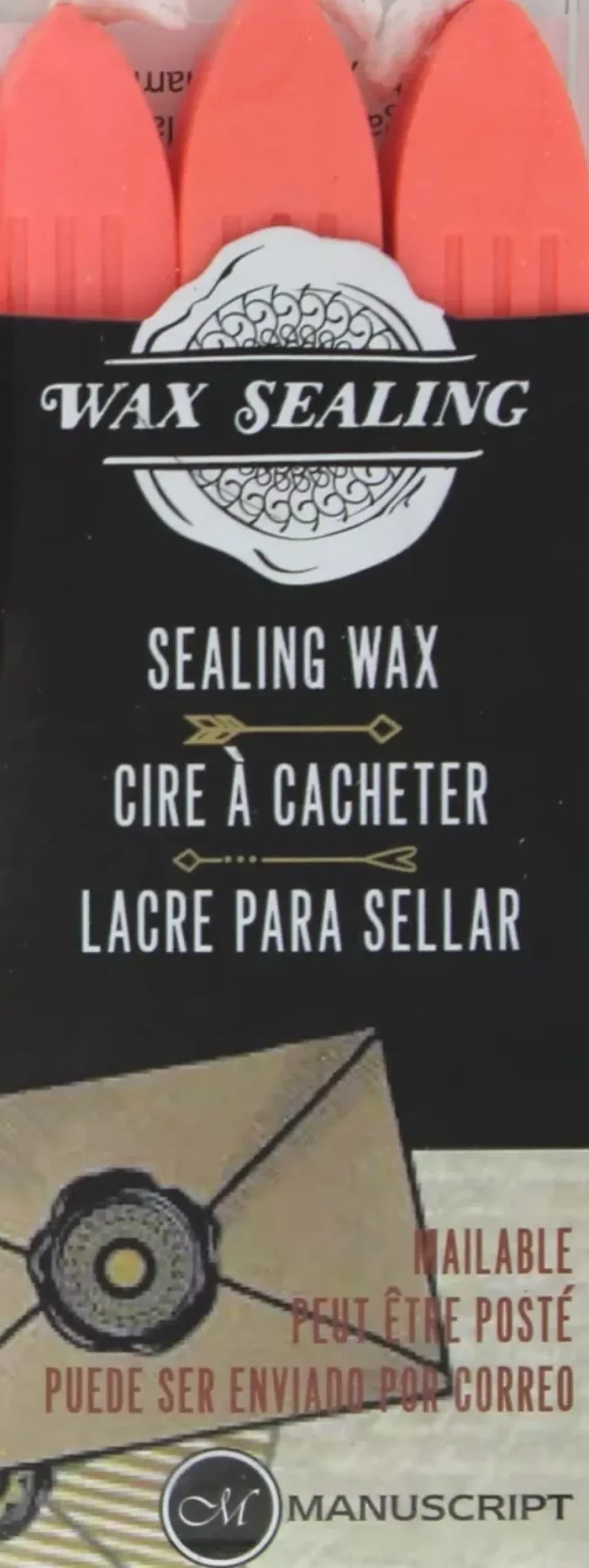 Set de 3 lacres Melocotón Wax Sealing Manuscript