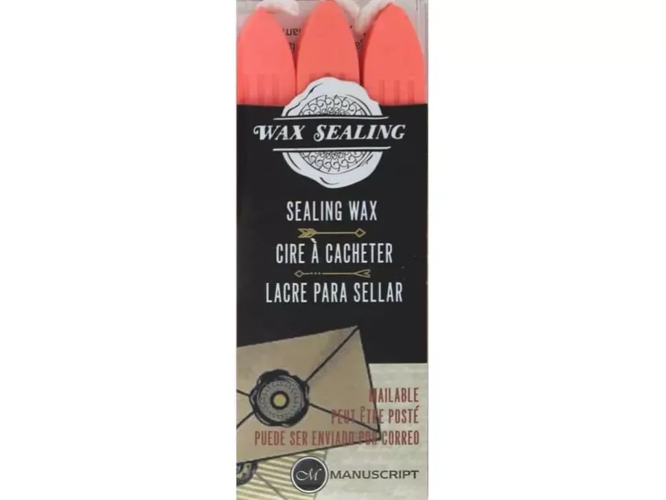 Set de 3 lacres Melocotón Wax Sealing Manuscript