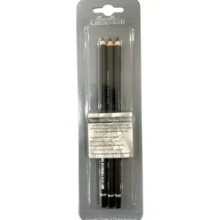 Set de 3 lápices carboncillo graso Cretacolor