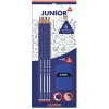 Set de 6 lápices de grafito + goma afilapuntas Junior Tri Alpino