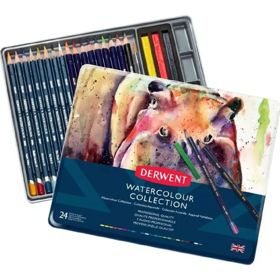 Set de 24 Lápices Watercolour Collection Derwent