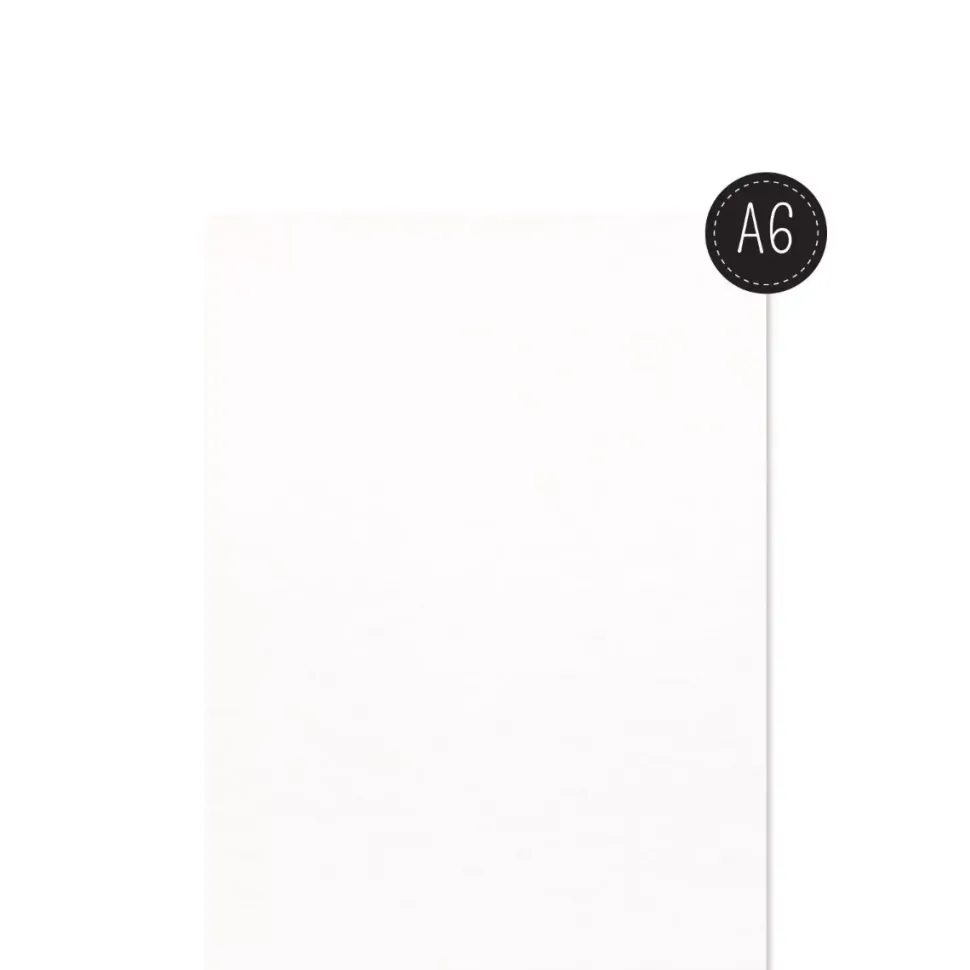 Set de 100 papeles de acuarela Intense White Texture Vaessen A6