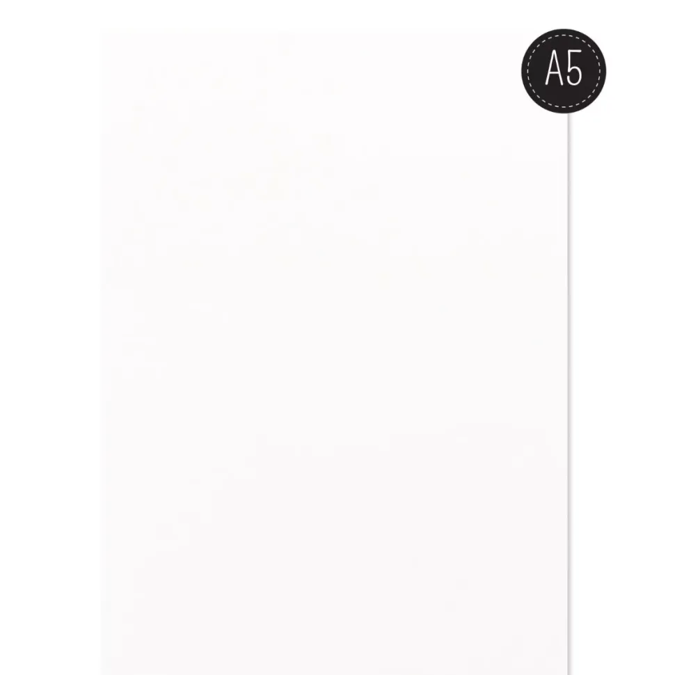 Set de 100 papeles de acuarela Intense White Vaessen A5