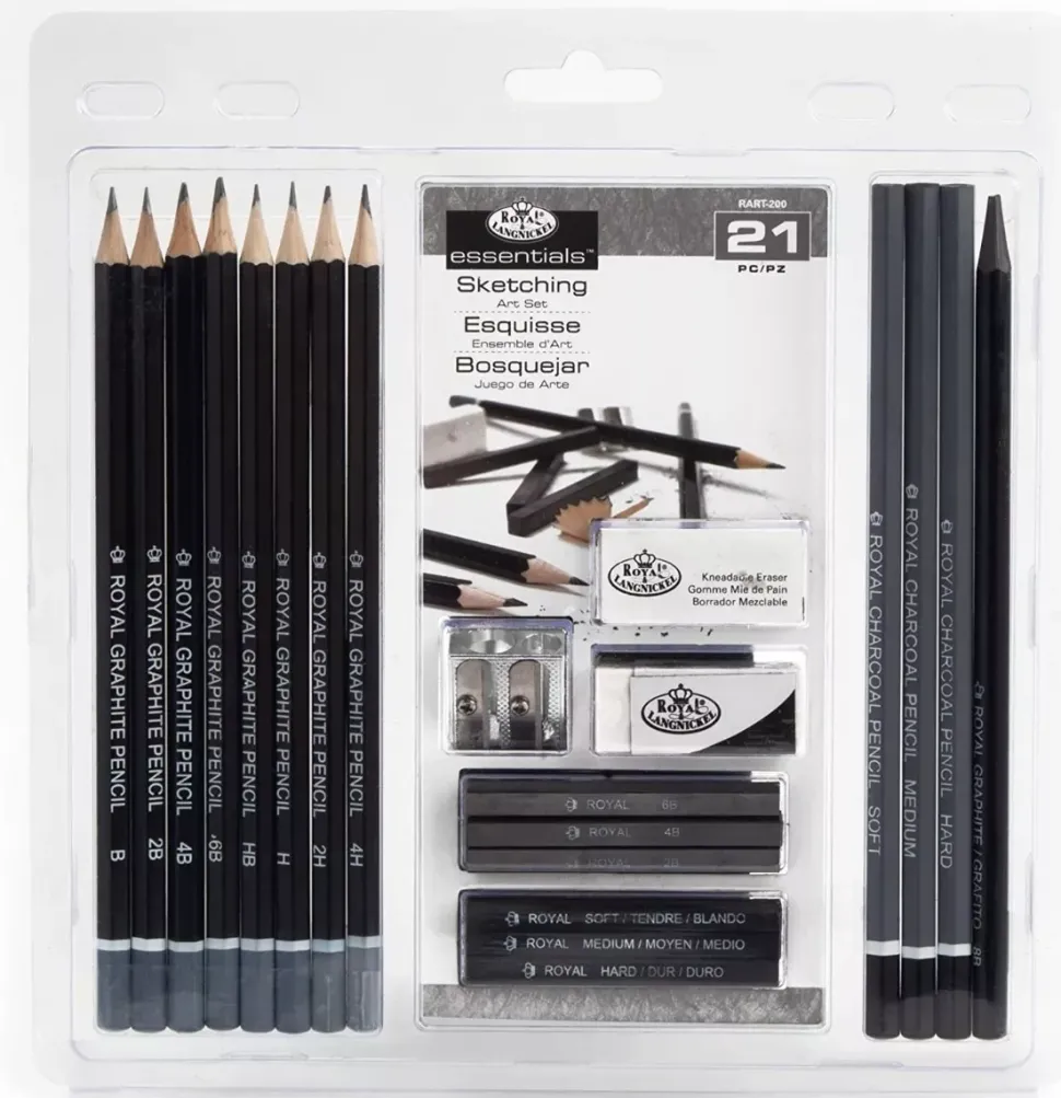 Set de 21 Piezas Essential Sketching Royal & Langnickel