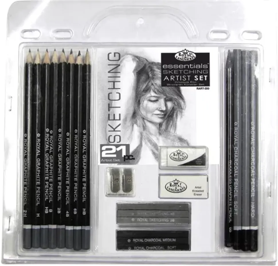 Set de 21 Piezas Essential Sketching Royal & Langnickel