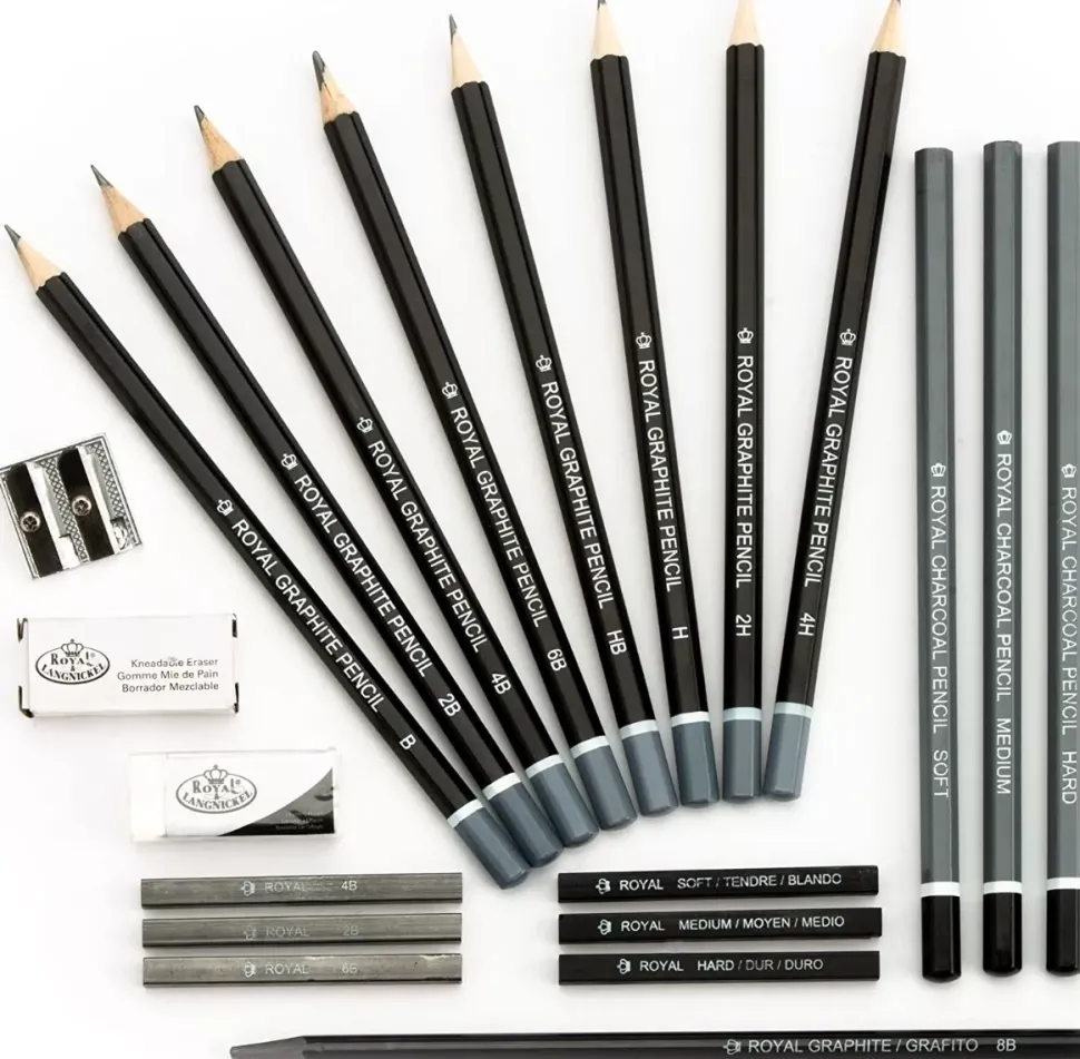 Set de 21 Piezas Essential Sketching Royal & Langnickel