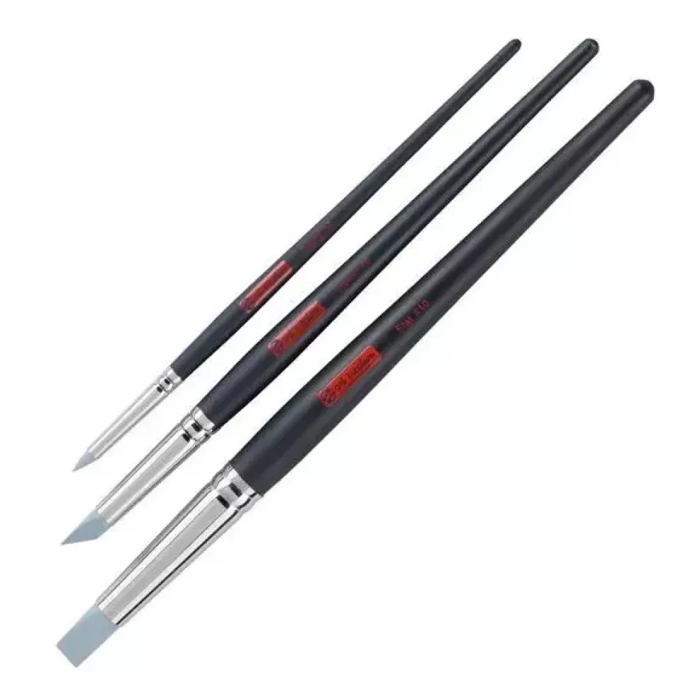 Set de 3 pinceles Gum Shaper Goma Dura nº2 Talens