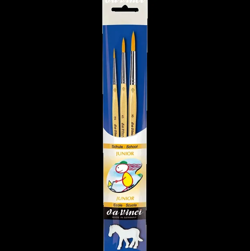 Set de 3 pinceles Junior da Vinci