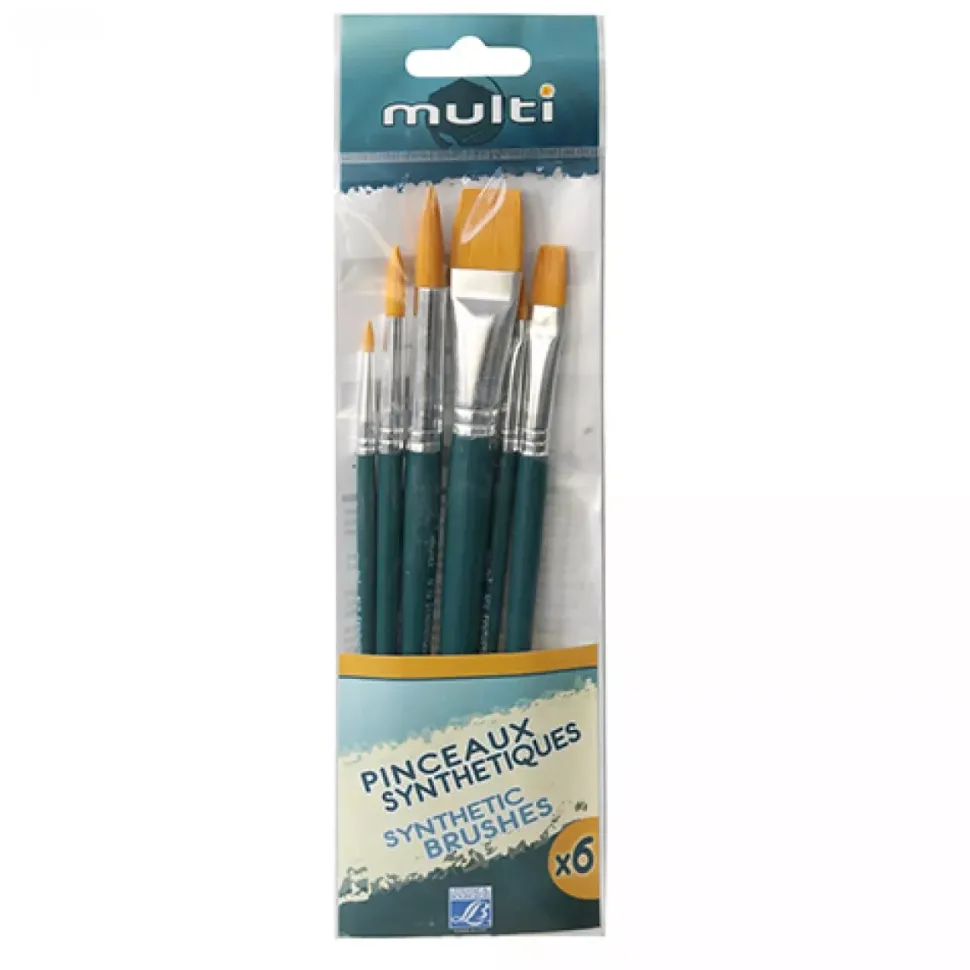 Set de 6 pinceles Lefranc and Bourgeois