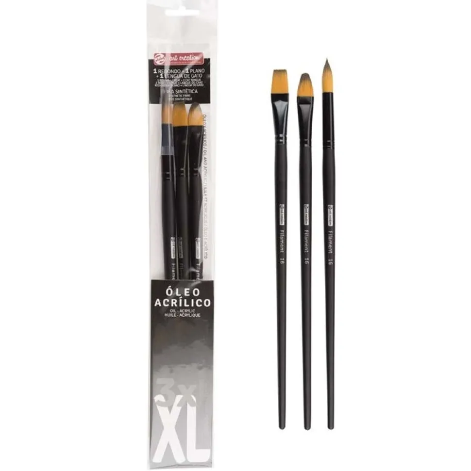 Set de 3 pinceles Óleo Acrílico XL
