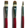 Set de 3 pinceles mango largo diferentes puntas Van Gogh