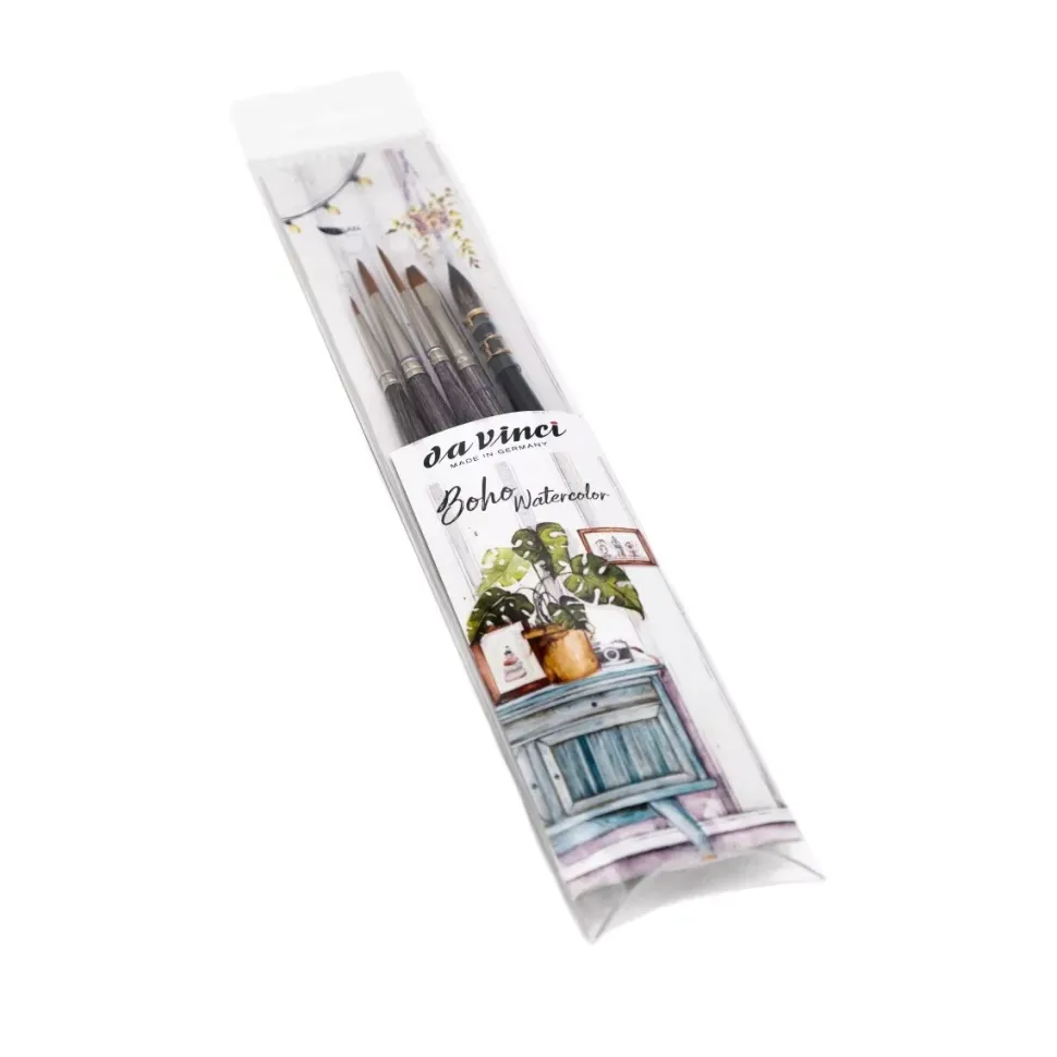 Set de 5 pinceles para acuarela boho de Frau von Nommel da Vinci