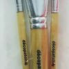 Set de 3 Pinceles Planos Pura Cerda Décopatch