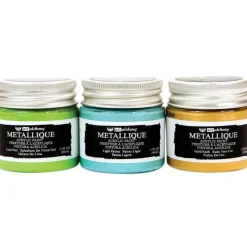 Set de 3 pinturas acrílicas metálicas Postale Finnabair