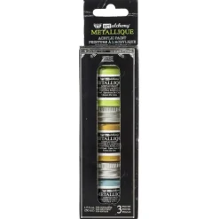 Set de 3 pinturas acrílicas metálicas Postale Finnabair