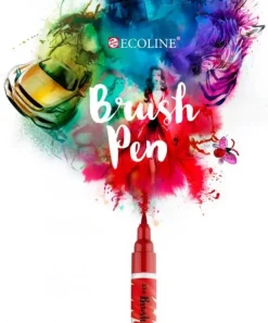 Set de 5 rotuladores Amarillos Brush Pen Ecoline