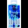 Set de 5 rotuladores Azules Brush Pen Ecoline