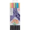Set de 6 rotuladores Colores pastel Art and Graphic Twin Zig
