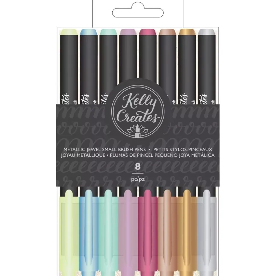 Set de 8 rotuladores metálicos punta fina Jewel Kelly Creates